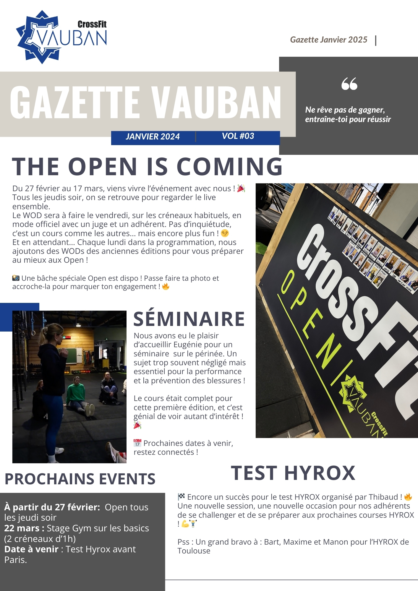 newsletter vauban 2